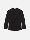 Frame Men's Tropical Wool Unlined Blazer In Black