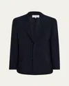 Frame Men's Unlined Wool Blazer In Blue