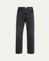 Frame Men's Washed Denim Relaxed Jeans In Brentwood