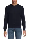 Frame Men's Wool Blend Crewneck Knit Sweater In Midnight Blue