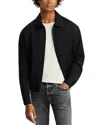 Frame Men's Wool Blouson Jacket In Black