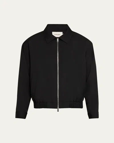 FRAME MEN'S WOOL FULL-ZIP BLOUSON