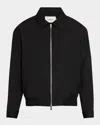 Frame Men's Wool Full-zip Blouson In Black