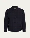 Frame Long Sleeve Button Front Wool Shirt In Multi