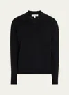 Frame Mens Black Polo-collar Regular-fit Wool And Silk-blend Jumper