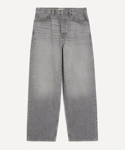 Frame Mens Baggy Jeans In Ironclad In Gray
