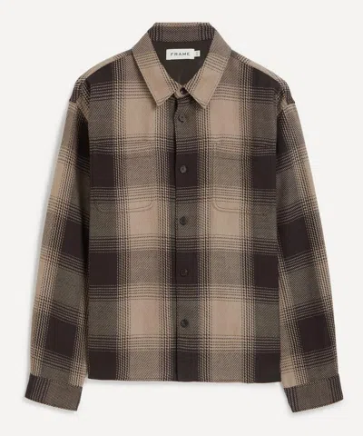 Frame Mens Chunky Plaid Shirt