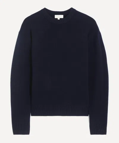 Frame Mens Core Cashmere Jumper In Blue