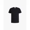 Frame Logo T-shirt Noir Cotton In Noir