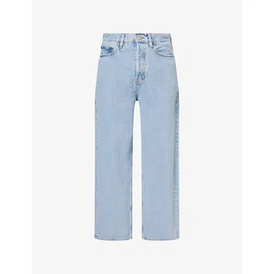 Frame Mens  Baggy Oversized Denim Jeans In Blue