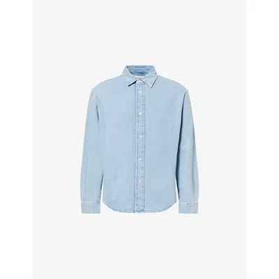 Frame Mens Sunday Classic Denim Shirt In Blue