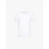 Frame Logo Cotton T-shirt In Blank