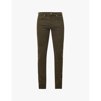Frame Mens Garage Moss Green L'homme Slim-fit Slim-leg Stretch-denim Jeans