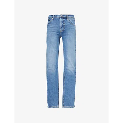 Frame Mens Old Town Modern Straight-leg Stretch-denim Jeans