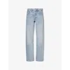 Frame Mens The Straight Regular-fit Stretch-denim Jeans Jefferson