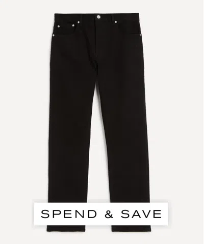 Frame Mens Modern Straight Jeans In Black