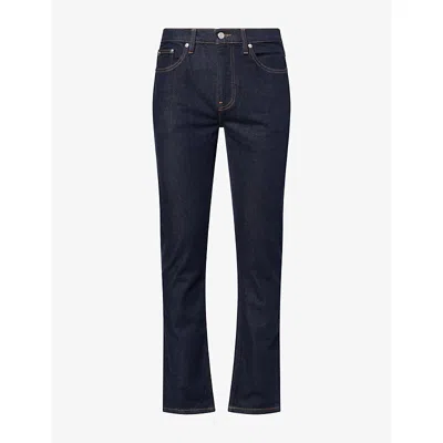 Frame Mens Modern Straight Slim-fit Denim Jeans Infinite Navy In Blue