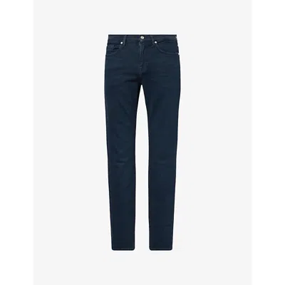 Frame Mens Placid L'homme Athletic Slim-fit Stretch Denim Jeans In Blue