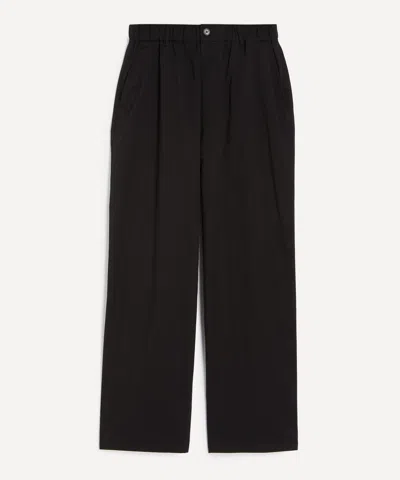 Frame Mens Relaxed Cotton Trousers In Black
