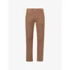 Frame Mens Mid-rise Straight-leg Cotton-corduroy Trousers Soft Taupe In Multi
