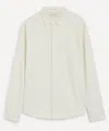 Frame Mens Textured Long-sleeve Shirt In White