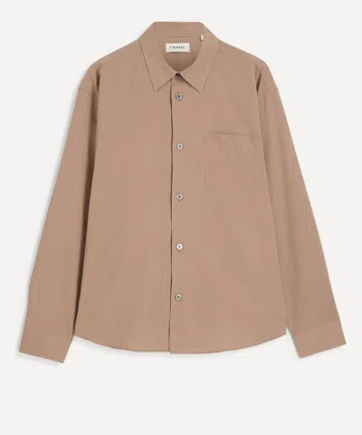 Frame Mens Warm Mauve Soft Shirt In Neutral