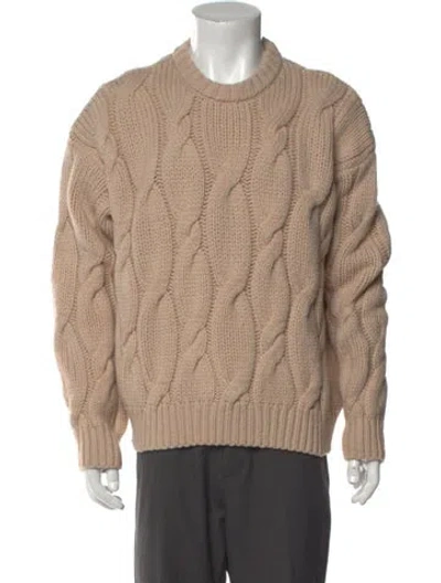 Pre-owned Frame Merino Wool Crew Neck Pullover In Neutral