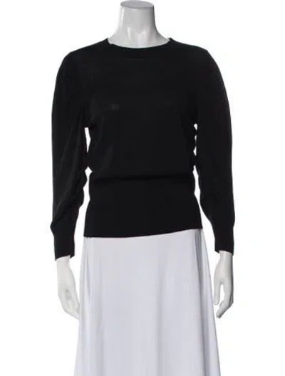 Pre-owned Frame Merino Wool Crew Neck Sweater In Black