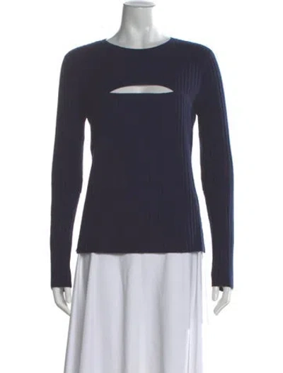 Pre-owned Frame Merino Wool Crew Neck Sweater In Gray