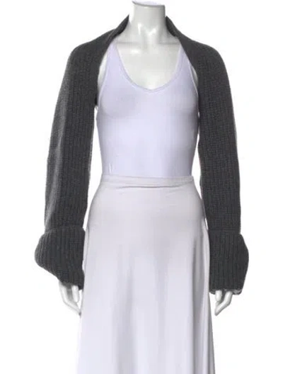 Pre-owned Frame Merino Wool Crew Neck Sweater In Gray