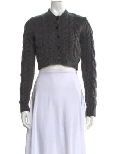 Pre-owned Frame Merino Wool Crew Neck Sweater In Gray