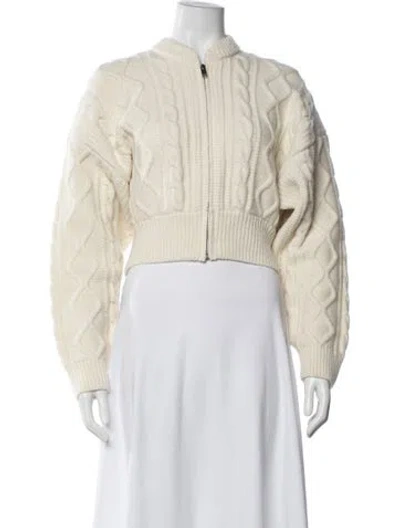 Pre-owned Frame Merino Wool Jacket In Neutrals