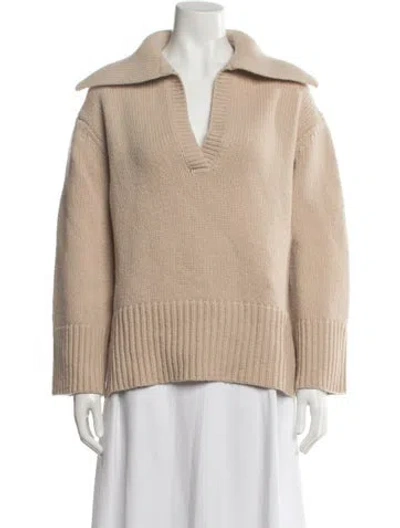 Pre-owned Frame Merino Wool Sweater In Neutral