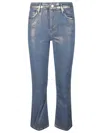 FRAME METALLIC DETAIL BUTTONED JEANS