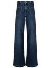 Frame Mid-rise Bootcut Jeans In Blue