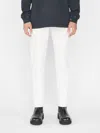 Frame Mid Rise Fit Slim Jeans In Whisper White