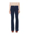 Frame Trapunto St. Le High Flare Jeans In Black
