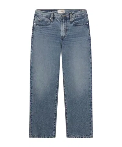 Frame Mid-rise Jeans In Blue