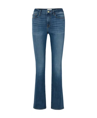 Frame Mid-rise Jeans In Blue