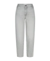 Frame The Candle High Rise Ankle Straight Leg Jeans In Chemical In Gray