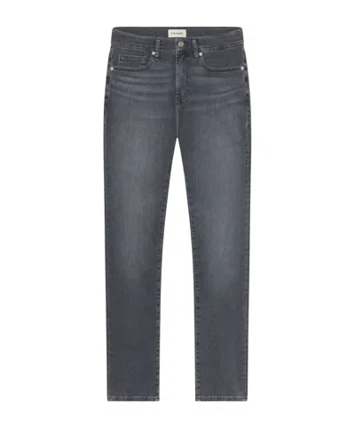FRAME MID-RISE STRAIGHT-LEG JEANS