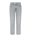 Frame Mid-rise Straight-leg Jeans In Blue