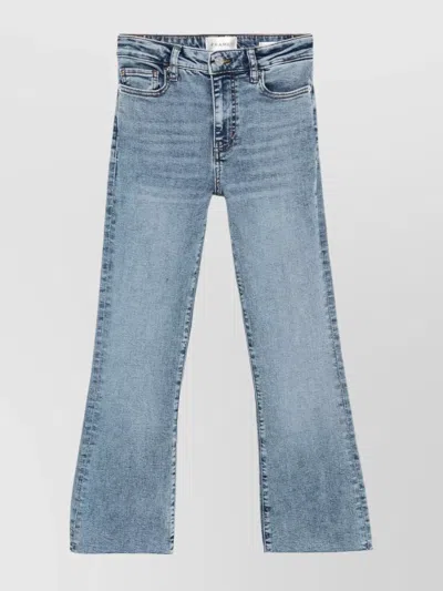 FRAME MINI BOOT CROPPED FLARED TROUSERS