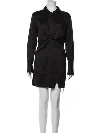 Pre-owned Frame Mini Dress In Blue
