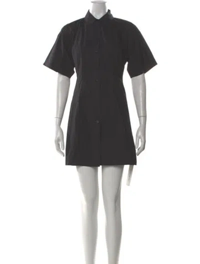 Pre-owned Frame Mini Dress In Gray