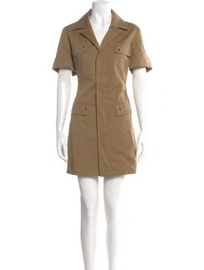 Pre-owned Frame Mini Dress W/ Tags In Neutral