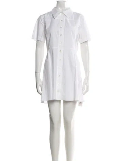 Pre-owned Frame Mini Dress W/ Tags In White