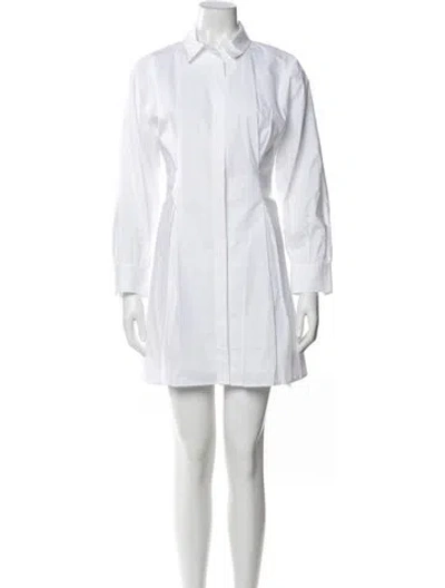 Pre-owned Frame Mini Dress In White