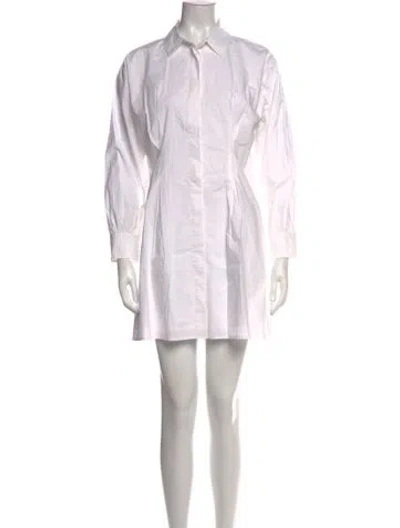 Pre-owned Frame Mini Dress In White