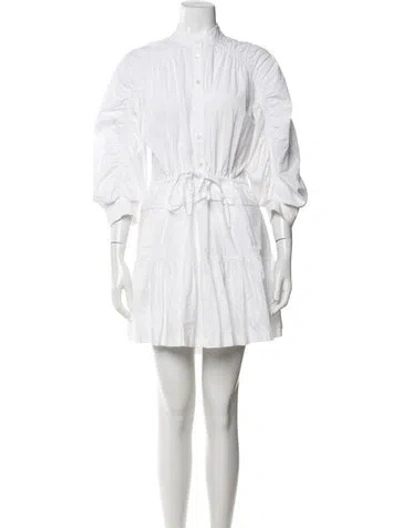Pre-owned Frame Mini Dress In White